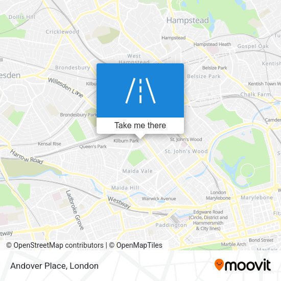 Andover Place map