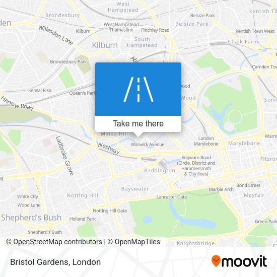 Bristol Gardens map