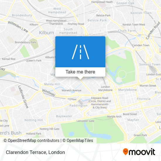 Clarendon Terrace map