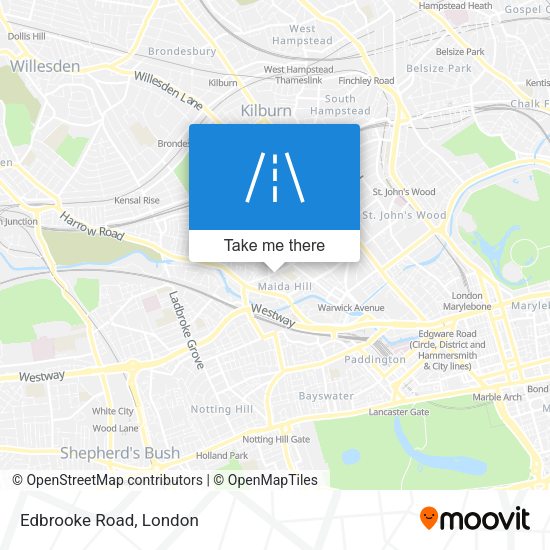 Edbrooke Road map