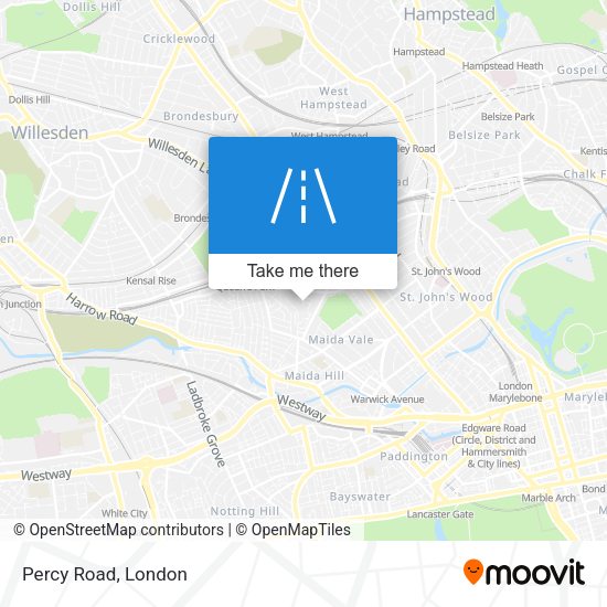Percy Road map