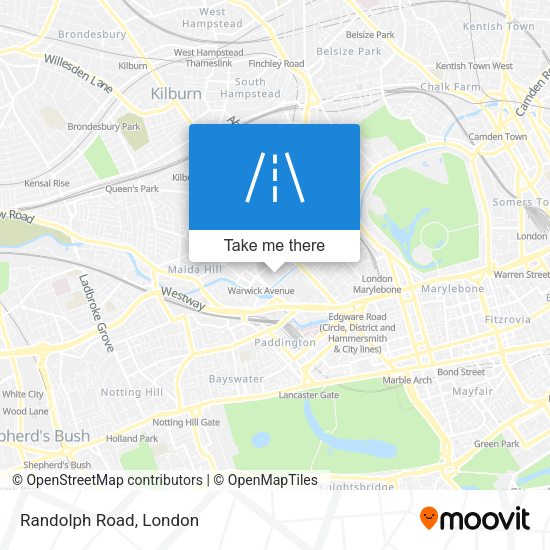 Randolph Road map