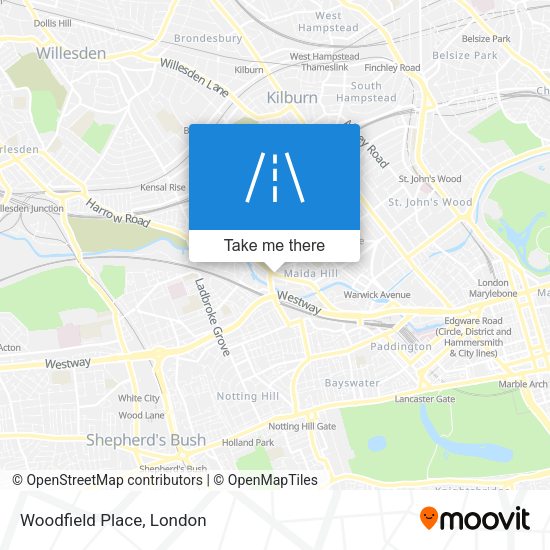 Woodfield Place map