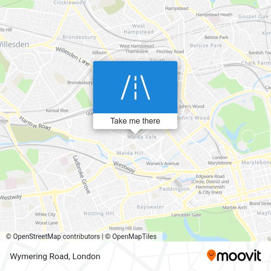 Wymering Road map