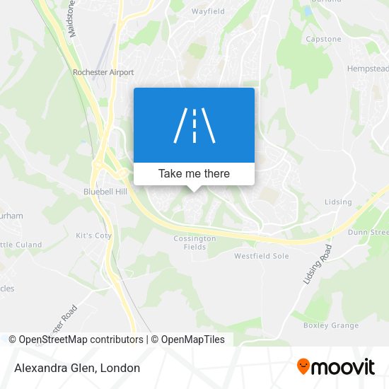 Alexandra Glen map