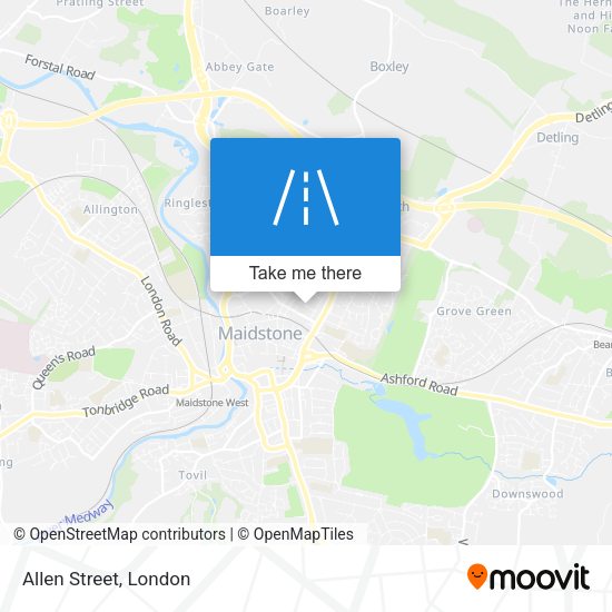 Allen Street map