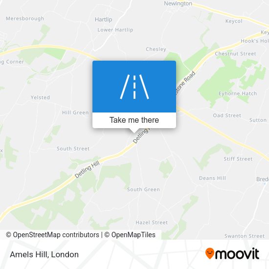 Amels Hill map