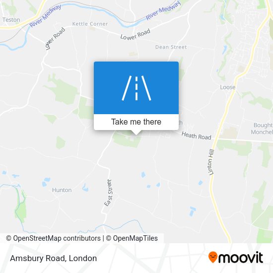 Amsbury Road map
