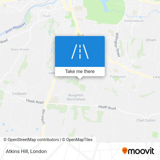 Atkins Hill map