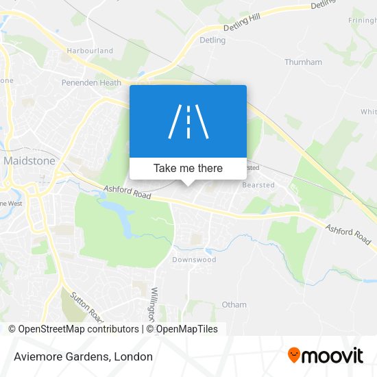 Aviemore Gardens map