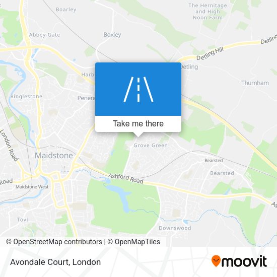 Avondale Court map