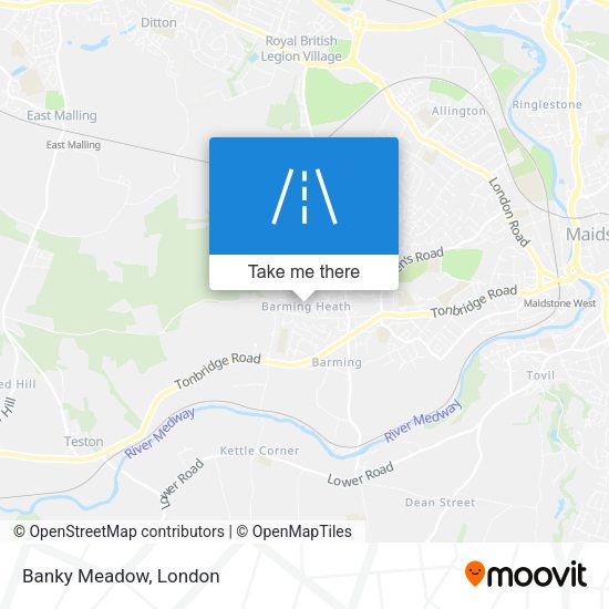 Banky Meadow map