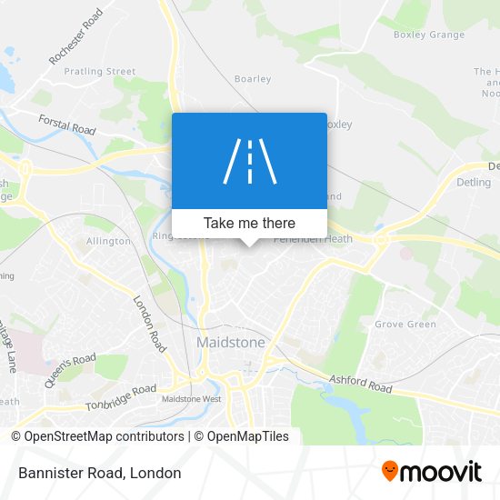 Bannister Road map