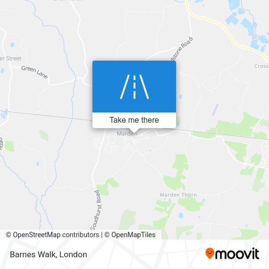 Barnes Walk map