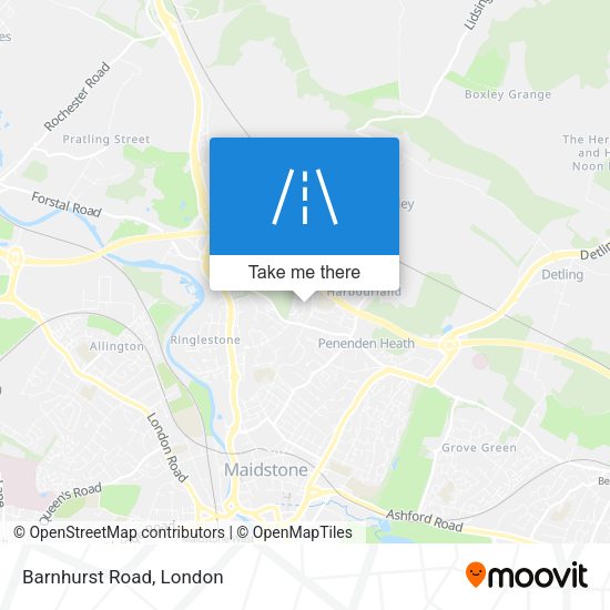 Barnhurst Road map