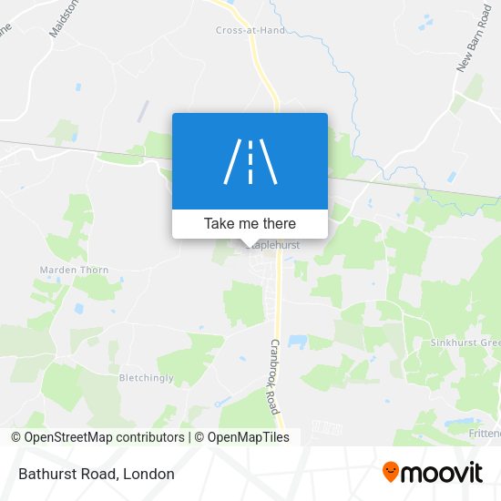 Bathurst Road map