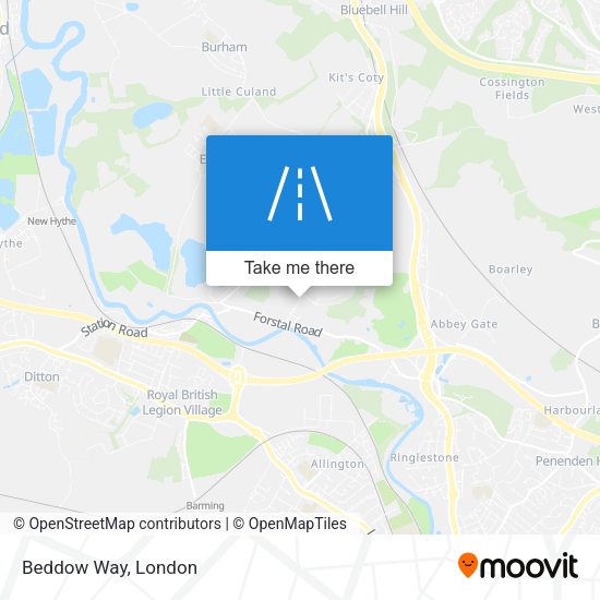 Beddow Way map