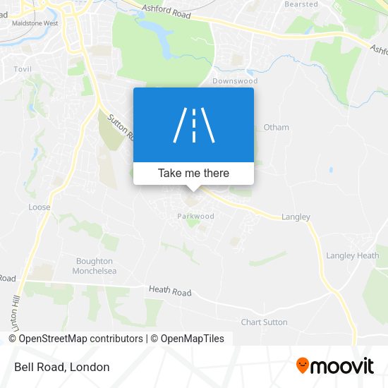 Bell Road map