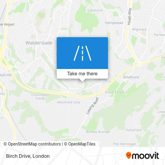 Birch Drive map