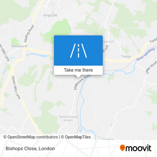 Bishops Close map