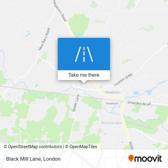 Black Mill Lane map