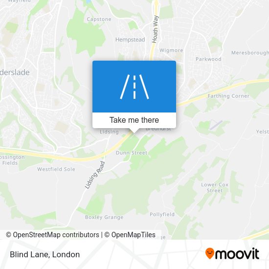 Blind Lane map