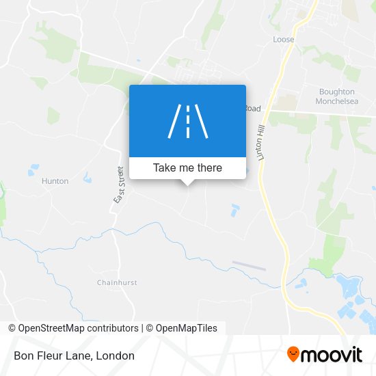 Bon Fleur Lane map