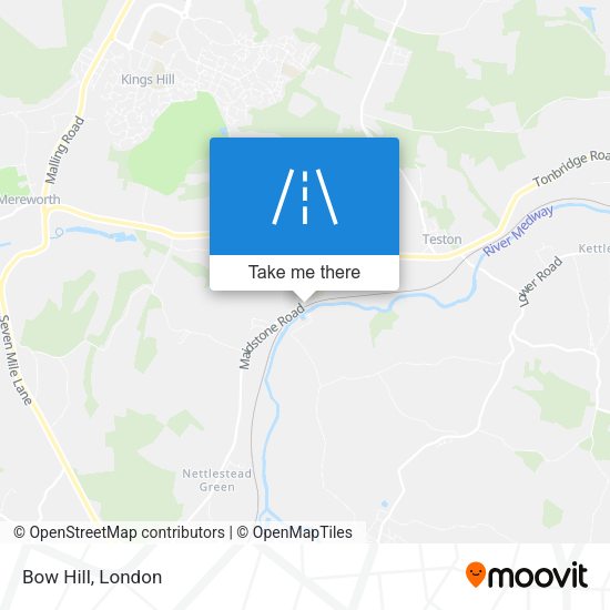 Bow Hill map
