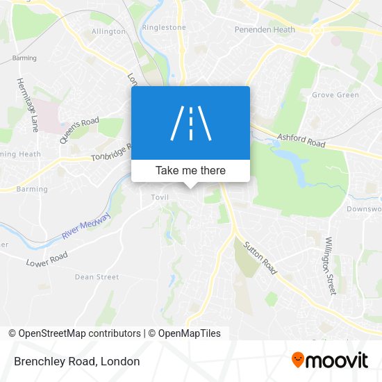 Brenchley Road map