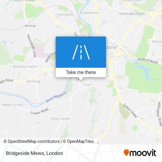 Bridgeside Mews map