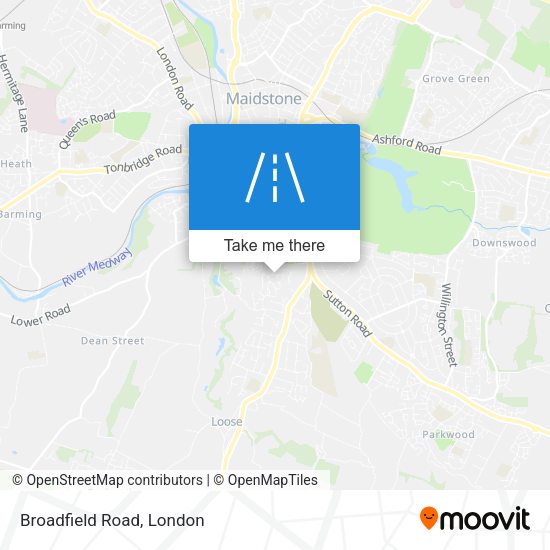 Broadfield Road map