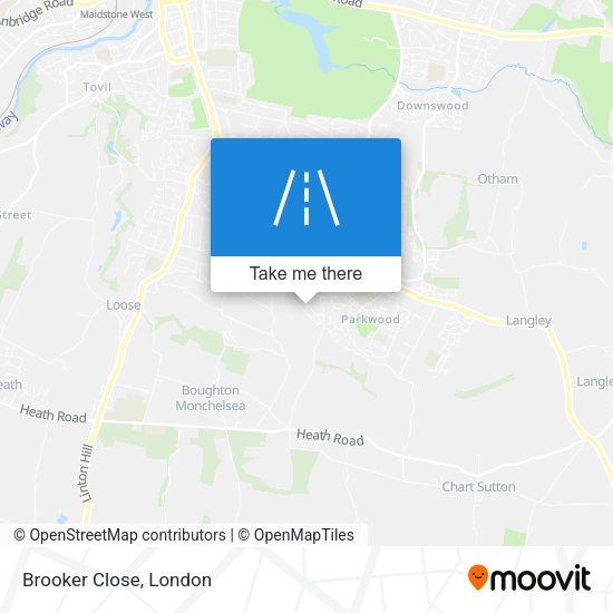 Brooker Close map