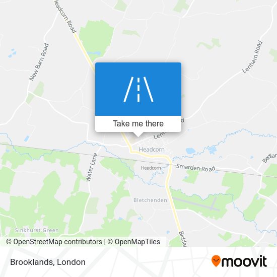 Brooklands map
