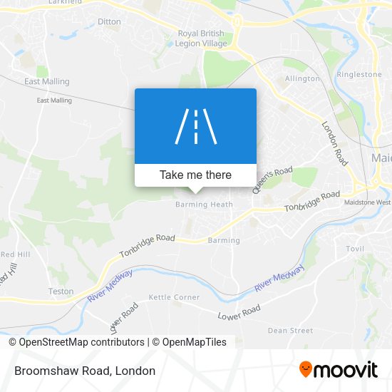 Broomshaw Road map