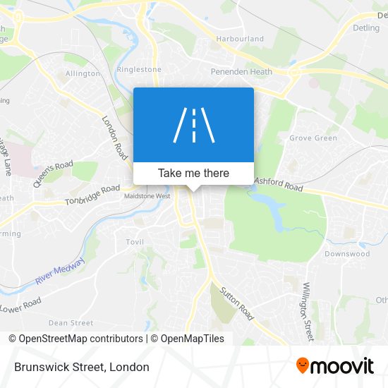Brunswick Street map
