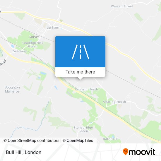 Bull Hill map
