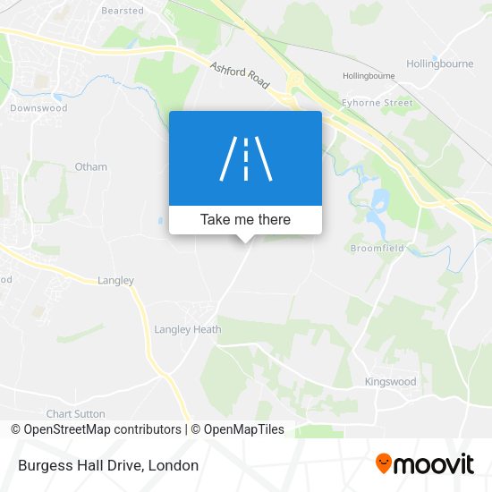 Burgess Hall Drive map
