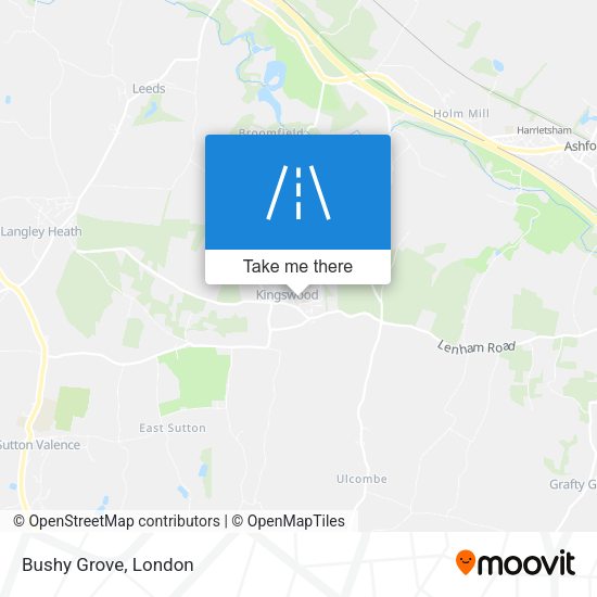 Bushy Grove map