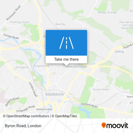 Byron Road map