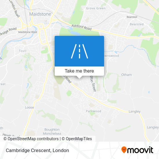 Cambridge Crescent map