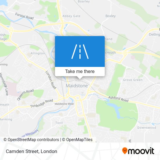 Camden Street map