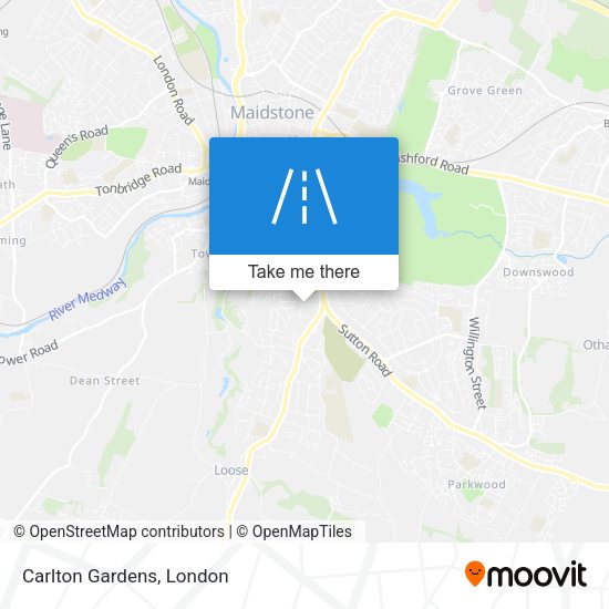 Carlton Gardens map