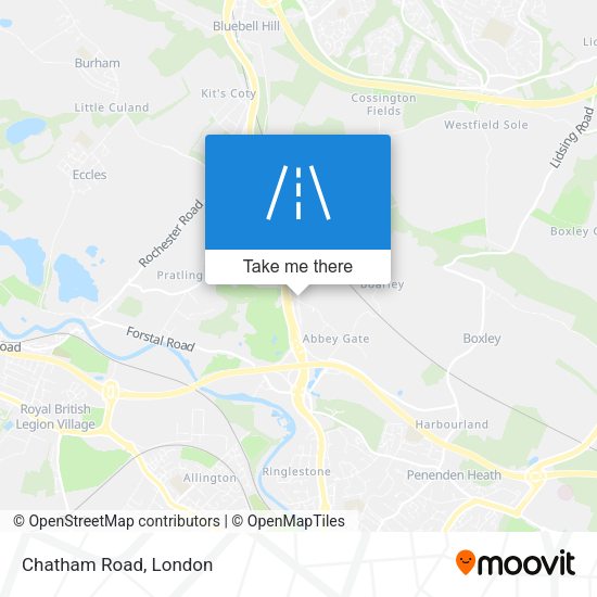 Chatham Road map
