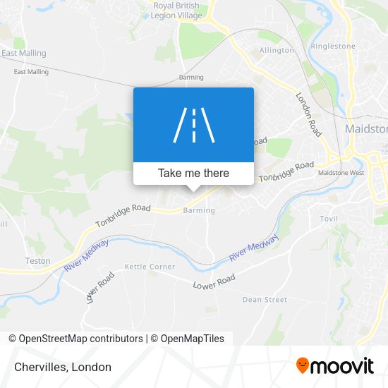 Chervilles map