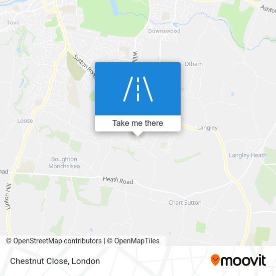 Chestnut Close map