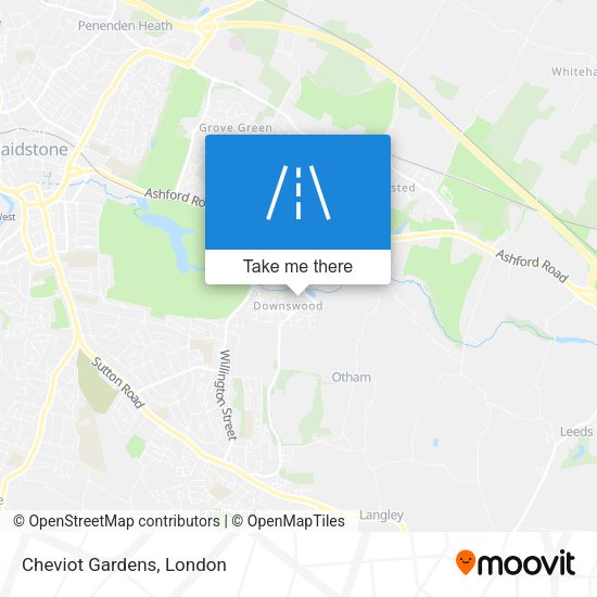 Cheviot Gardens map