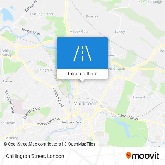 Chillington Street map
