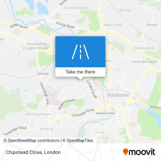 Chipstead Close map