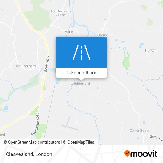 Cleavesland map