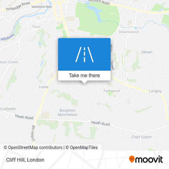 Cliff Hill map